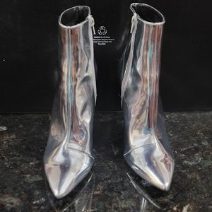 Silver Booties by Thalia Sodi